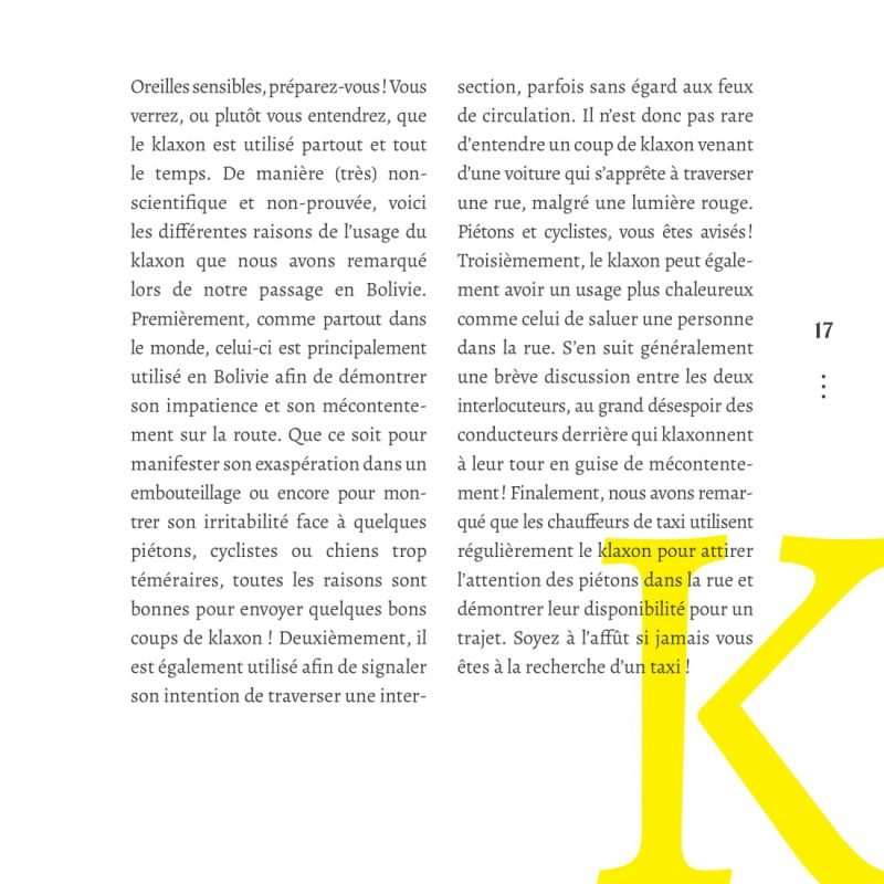 ABCdaire du volontaire en Bolivie.-17