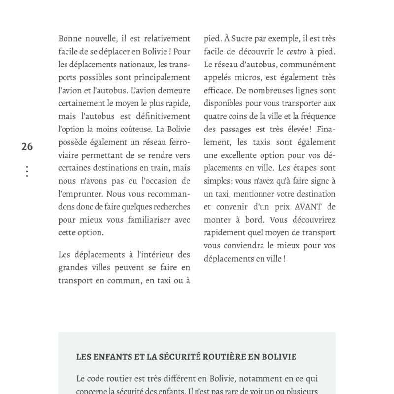 ABCdaire du volontaire en Bolivie.-26