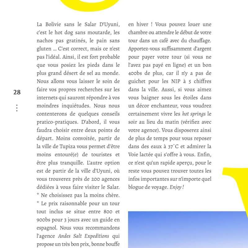 ABCdaire du volontaire en Bolivie.-28