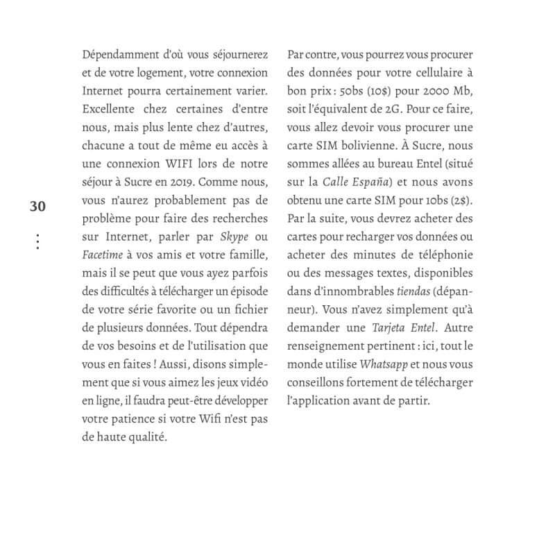 ABCdaire du volontaire en Bolivie.-30